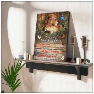 Lion To My Wife Canvas Prints Wall Art Decor