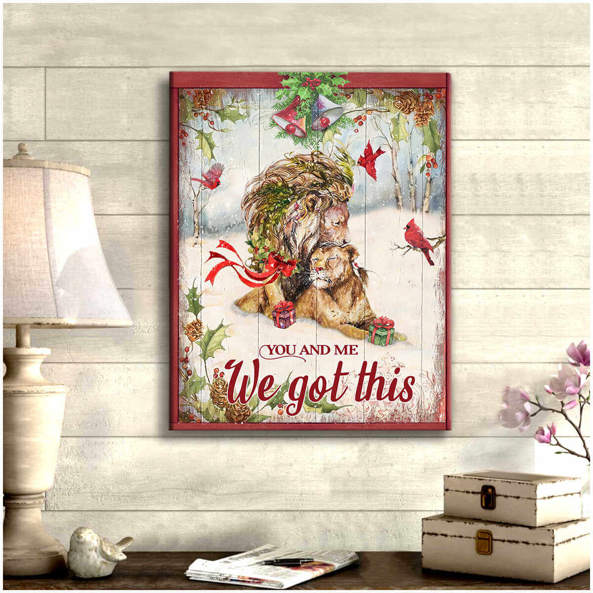 Lion You And Me We Got This Canvas Prints Wall Art Decor