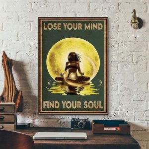 Lose Your Mind Find Your Soul Yoga Canvas Prints Wall Art Decor
