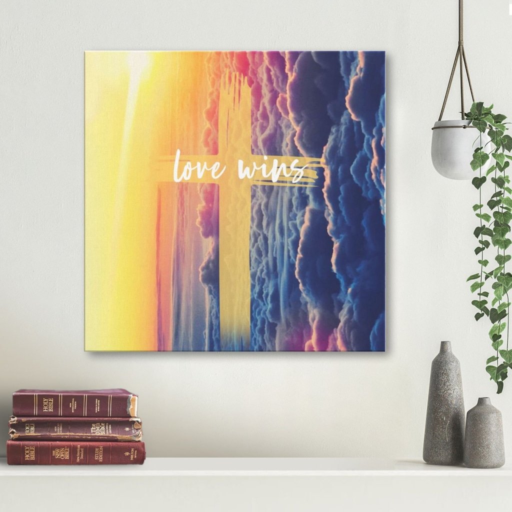 Love Wins Canvas Wall Art