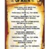 Math Canvas -10 Commandments of Math Canvas