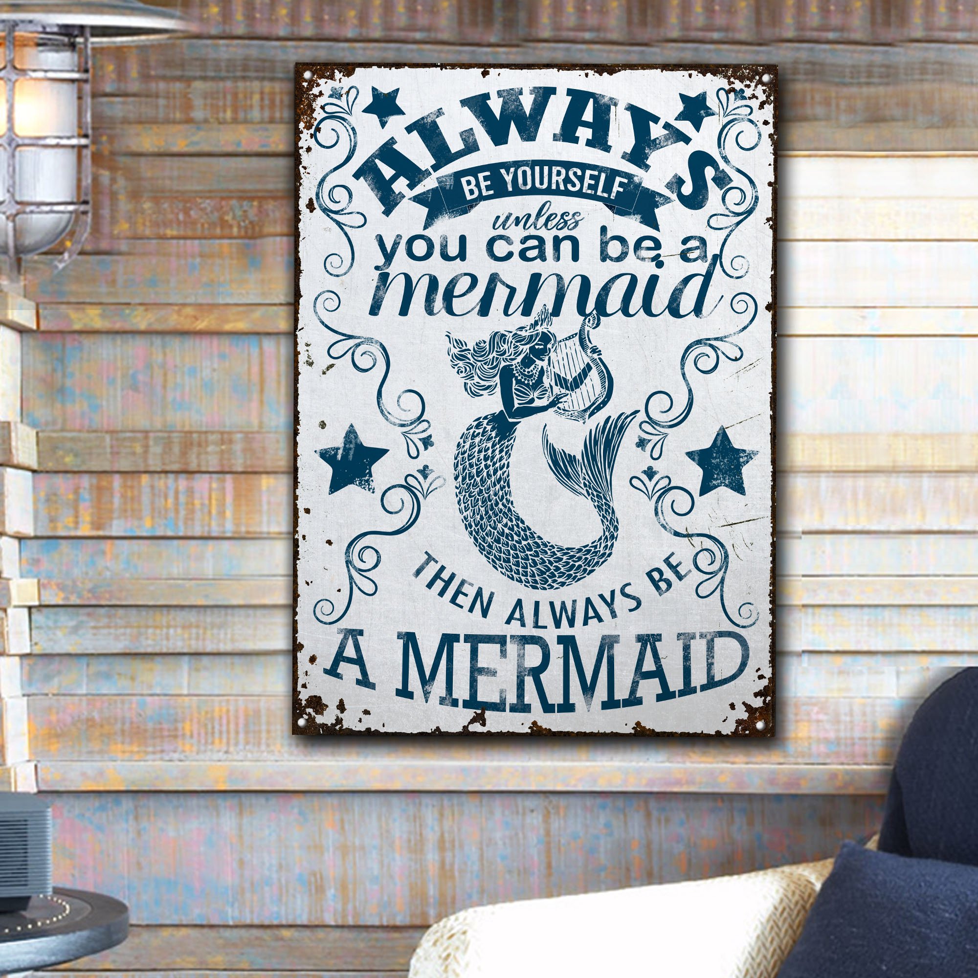 Mermaid Always Be Customized Classic Metal Signs