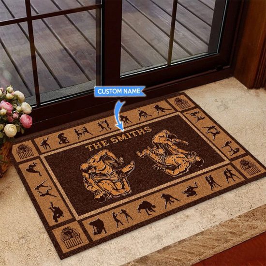 Mixed Martial Artsmma Personalized Custom Name Doormat Welcome Mat