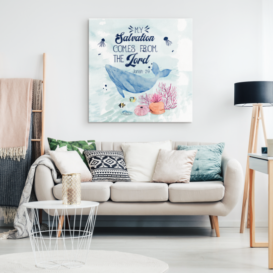 My Salvation Comes From The Lord Jonah 29 Canvas Wall Art 1
