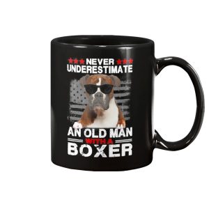 Never Underestimate An Old Man With A Boxer Dog Mug 1 Never Underestimate An Old Man With A Boxer Dog Mug 1