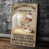 Once Upon A Time There Was A Girl Who Really Wanted To Become A Nurse And Loved Dogs Canvas