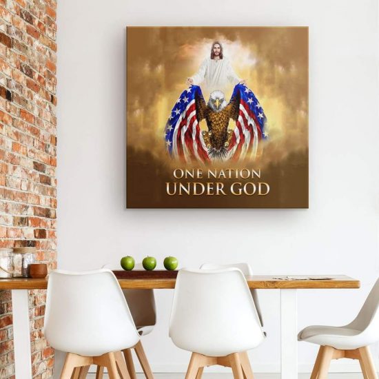 One Nation Under God Canvas Wall Art 1 2