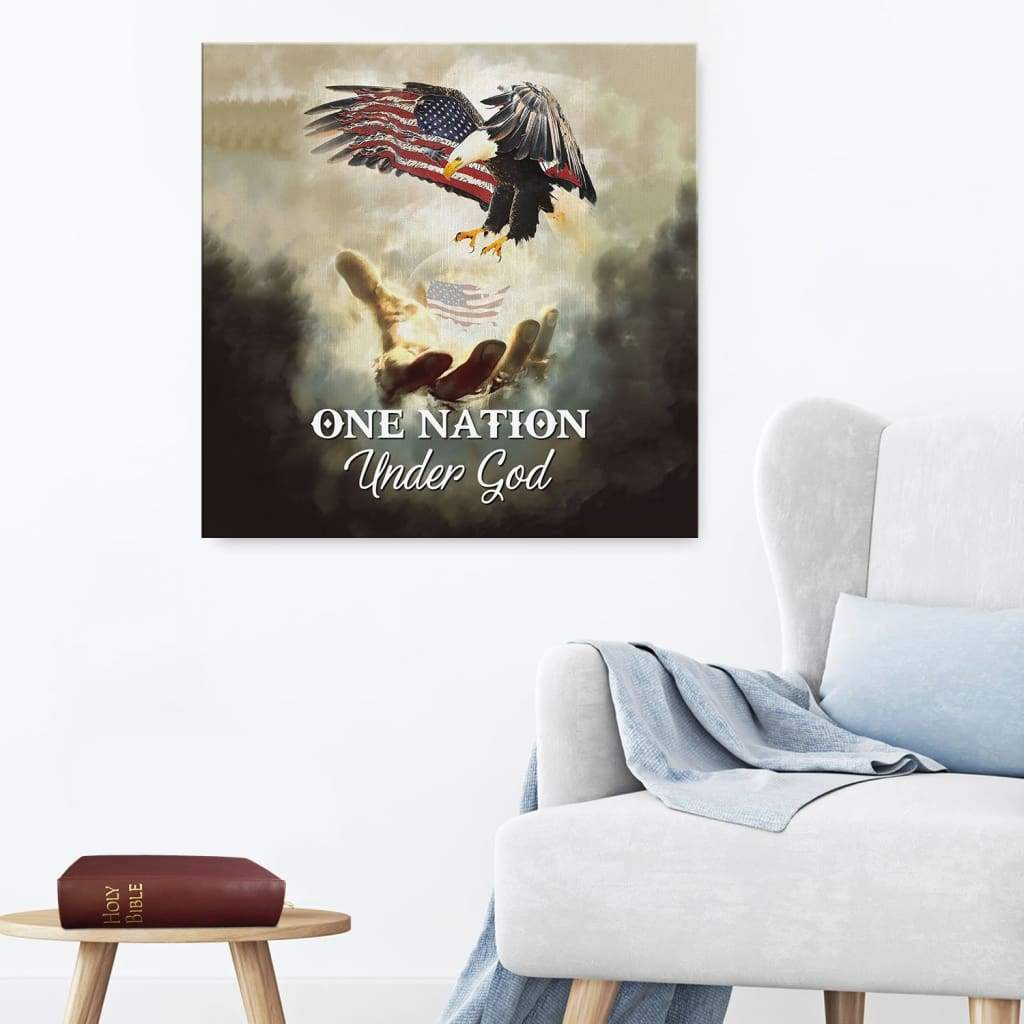 One Nation Under God Canvas Wall Art