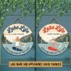 Paddleboarding Life Is Better At The Lake Custom Wood Circle Sign