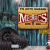 Personalized Auto Mechanic Reliable Trustworthy Customized Classic Metal Signs