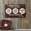 Personalized Baseball Always Be Customized Wood Rectangle Sign