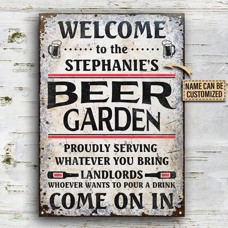 Personalized-Beer-Come-On-In-Customized-Classic-Metal-Signs-2 Personalized Beer Come On In Customized Classic Metal Signs 2