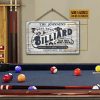 Personalized Billiard Pool Room Custom Wood Rectangle Sign