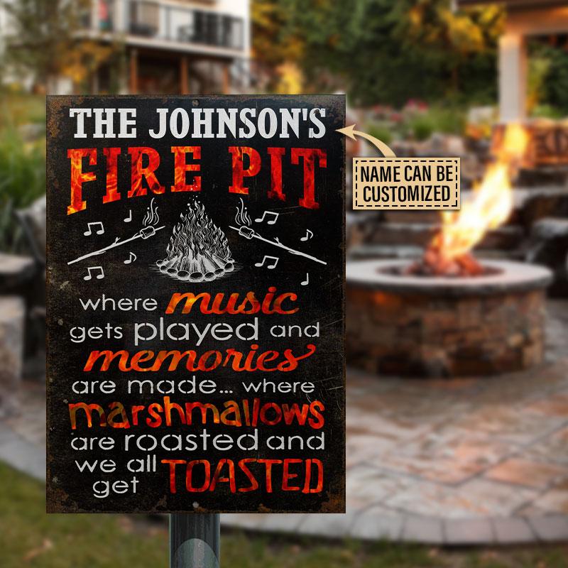 Personalized-Camping-Fire-Pit-Get-Toasted-Color-Customized-Classic-Metal-Signs-2 Personalized Camping Fire Pit Get Toasted Color Customized Classic Metal Signs 2