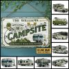 Personalized Camping Welcome To Campsite Custom Wood Rectangle Sign