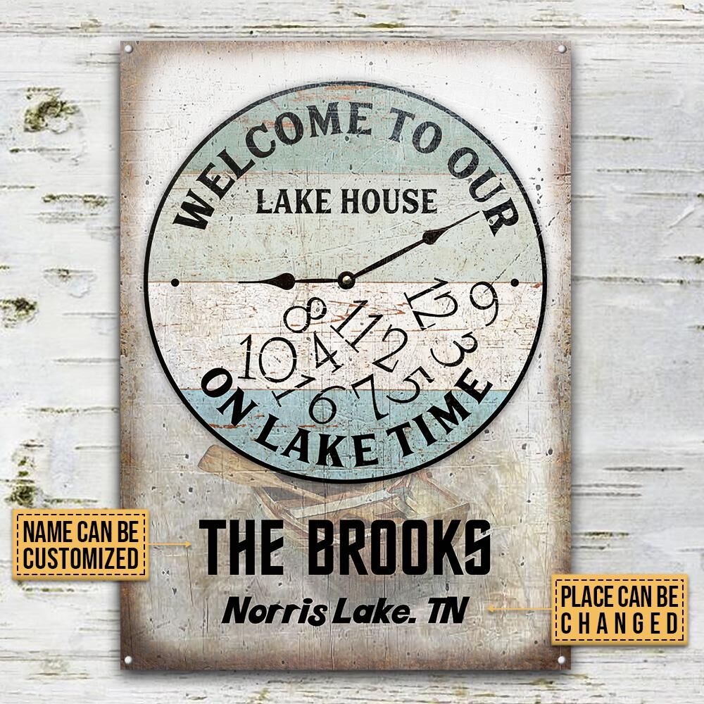Personalized-Canoeing-Welcome-To-Our-Lake-House-Customized-Classic-Metal-Signs-2 Personalized Canoeing Welcome To Our Lake House Customized Classic Metal Signs 2