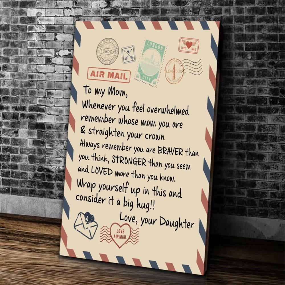 Personalized Canvas To My Mom