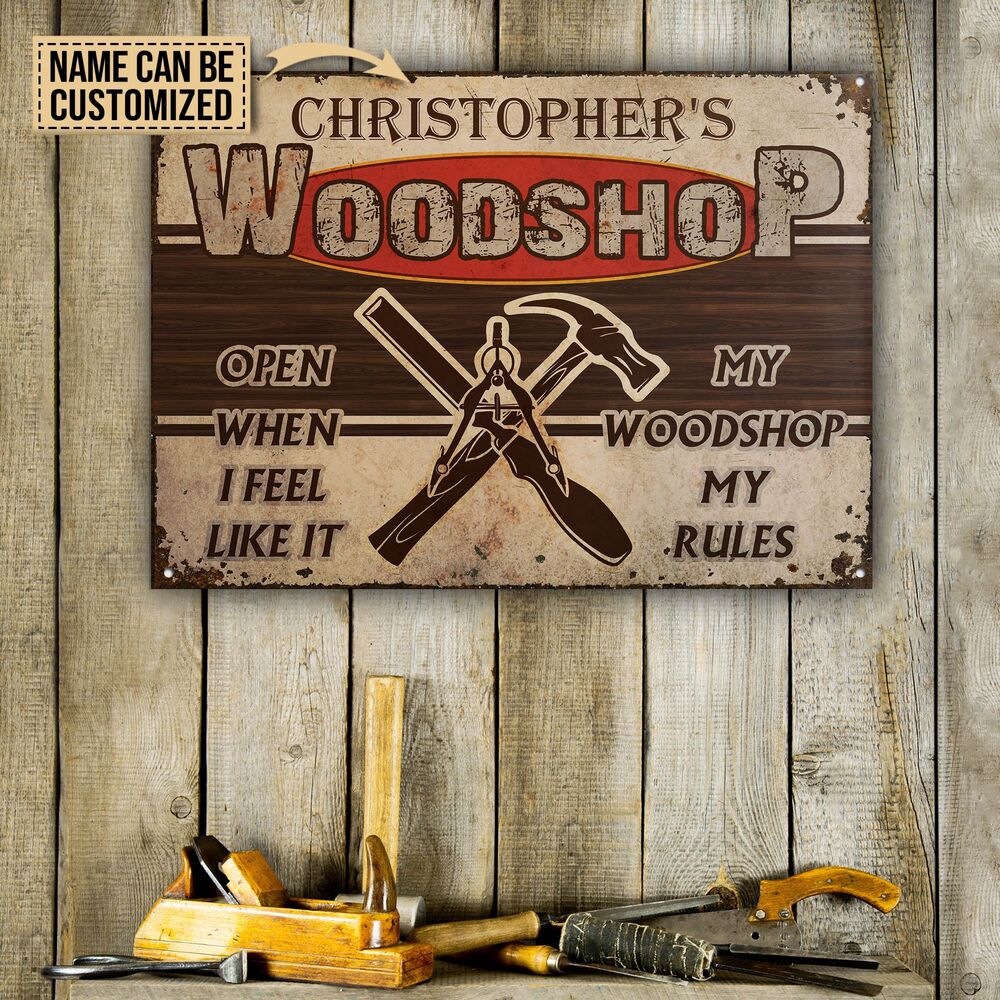 Personalized Carpenter I Feel Like It Customized Classic Metal Signs