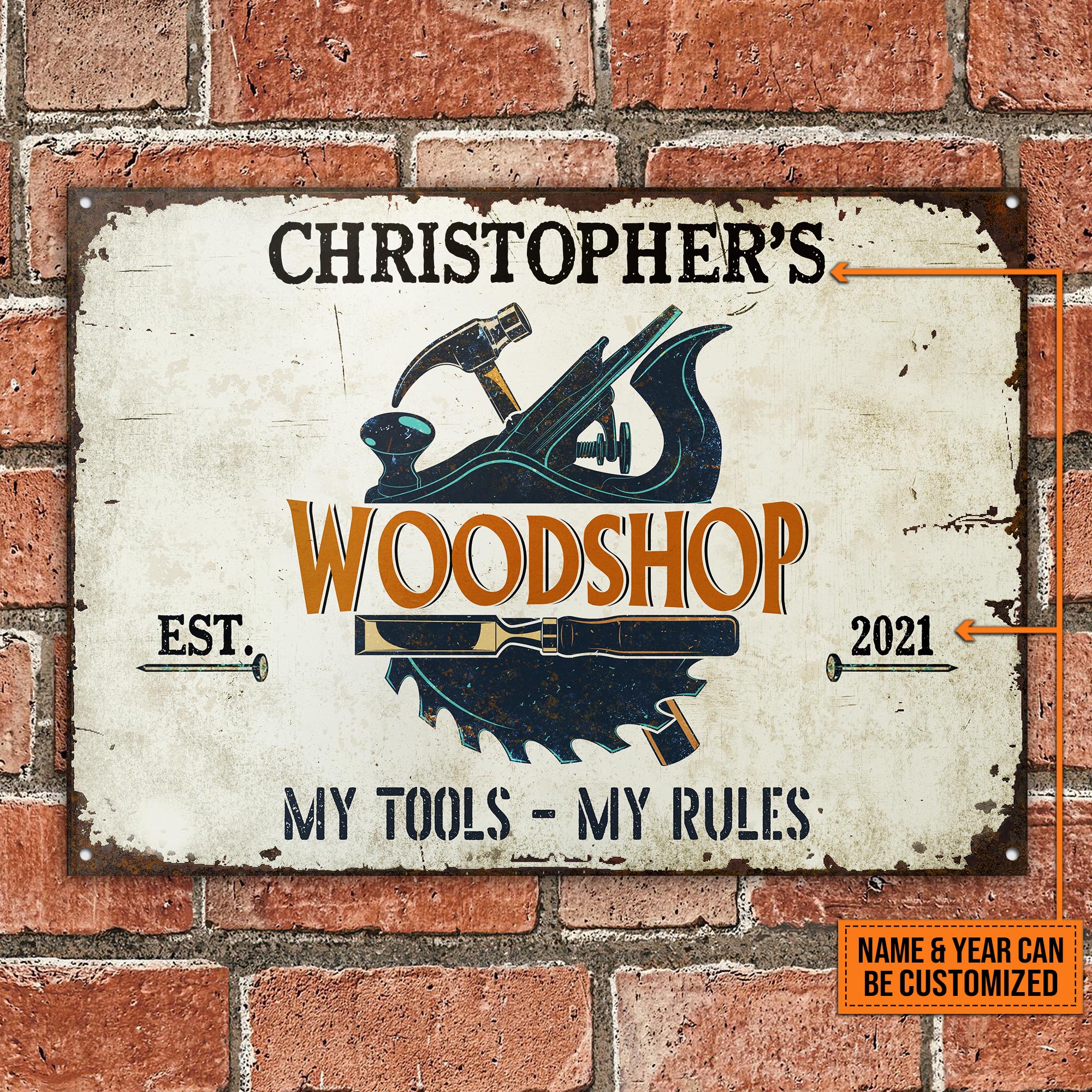 Personalized-Carpenter-My-Tools-My-Rules-Customized-Classic-Metal-Signs-1 Personalized Carpenter My Tools My Rules Customized Classic Metal Signs 1