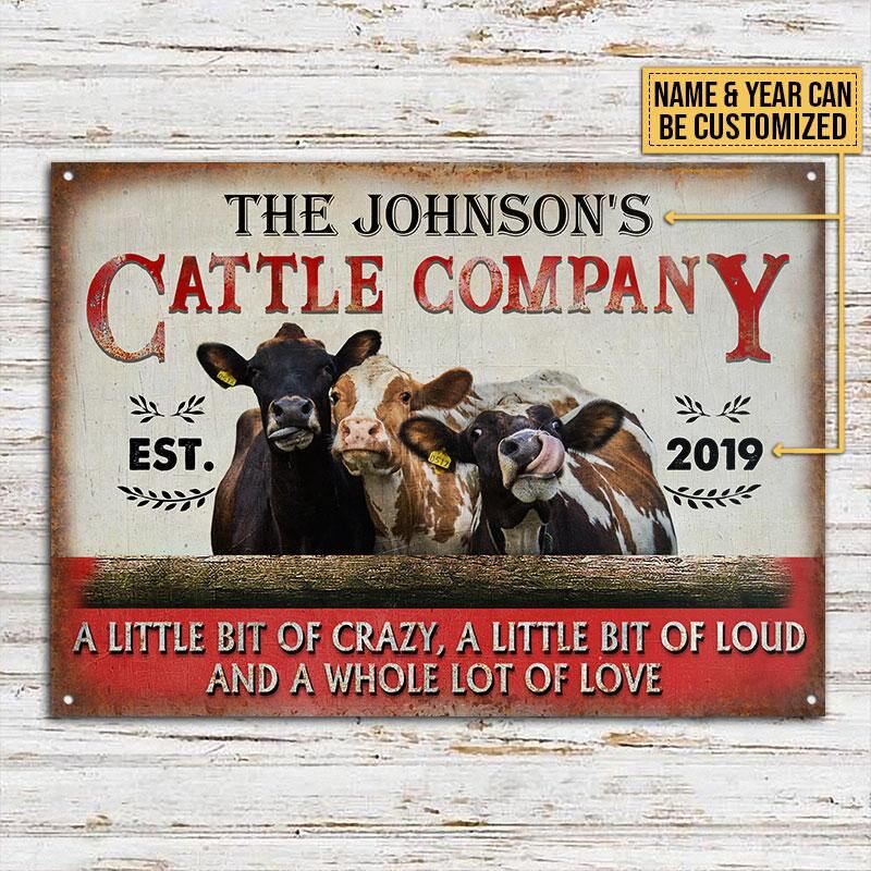 Personalized-Cattle-Company-A-Little-Bit-Of-Customized-Classic-Metal-Signs-2 Personalized Cattle Company A Little Bit Of Customized Classic Metal Signs 2