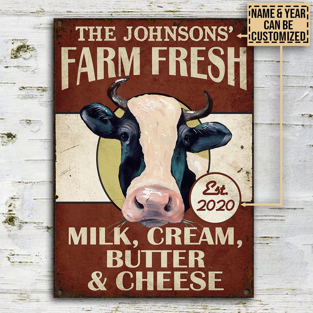 Personalized-Cattle-Milk-Cream-Butter-Cheese-Customized-Classic-Metal-Signs-2 Personalized Cattle Milk Cream Butter Cheese Customized Classic Metal Signs 2