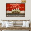Personalized Chicken Bed And Breakfast Customized Classic Metal Signs
