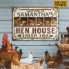 Personalized Chicken Hen House Fresh Egg Customized Classic Metal Signs
