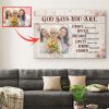 Personalized Christian Gifts: God Says You Are Photo Canvas Print