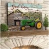 Personalized Custom Name And Date Old Barn And Tractor Canvas Prints Wall Art Decor God Knew My Heart Needed You