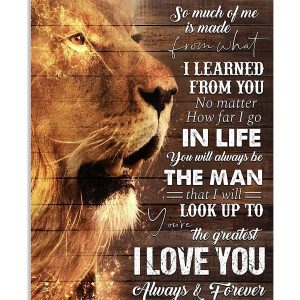 Personalized Dad Canvas