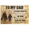 Personalized Dad Canvas