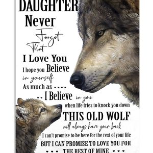Personalized Daughter Canvas