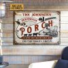 Personalized Farmhouse Porch Sheep Watchin Custom Classic Metal Signs