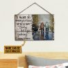 Personalized Fishing Hold Your Hand Wood Pallets Print