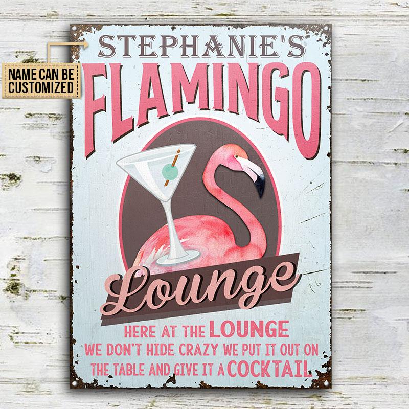 Personalized-Flamingo-Lounge-Cocktail-Customized-Classic-Metal-Signs-2 Personalized Flamingo Lounge Cocktail Customized Classic Metal Signs 2