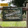 Personalized Garden Homestead Customized Classic Metal Signs