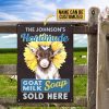 Personalized Goat Milk Sunflower Soap Customized Classic Metal Signs