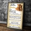 Personalized Grandson Canvas To My Amazing Grandson Never Forget How Much I Love You