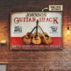 Personalized Guitar Shack Where Words Fail Customized Classic Metal Signs