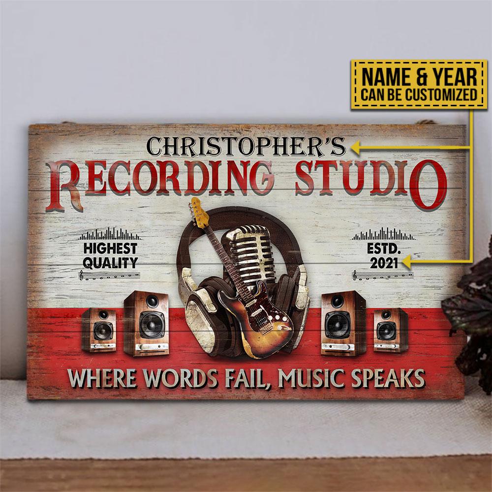 Personalized-Guitar-Where-Words-Customized-Wood-Rectangle-Sign-1 Personalized Guitar Where Words Customized Wood Rectangle Sign 1