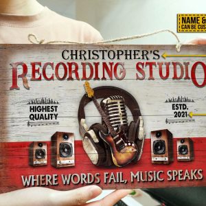 Personalized Guitar Where Words Customized Wood Rectangle Sign 2 Personalized Guitar Where Words Customized Wood Rectangle Sign 2