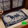 Personalized Harness Racing Custom Name Doormat Welcome Mat