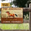 Personalized Horse Buy Sell Trade Customized Classic Metal Signs
