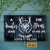 Personalized Hunting The Deer Customized Wood Rectangle Sign
