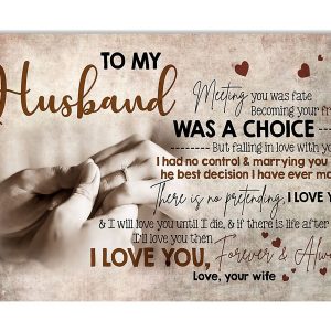 Personalized Husband Canvas