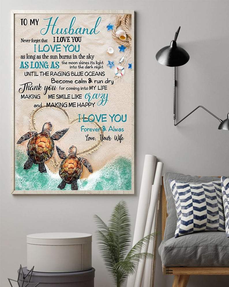 Personalized Husband Canvas