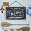 Personalized Lake House Life Better Customized Wood Rectangle Sign