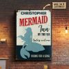 Personalized Mermaid Inn Song Customized Classic Metal Signs