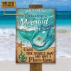 Personalized Mermaid Lounge Welcome To Customized Classic Metal Signs