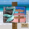 Personalized Mermaid Paradise Custom Classic Metal Signs